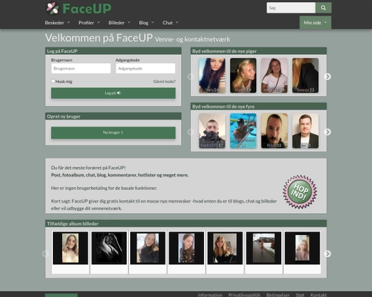 FaceUp.dk Logo