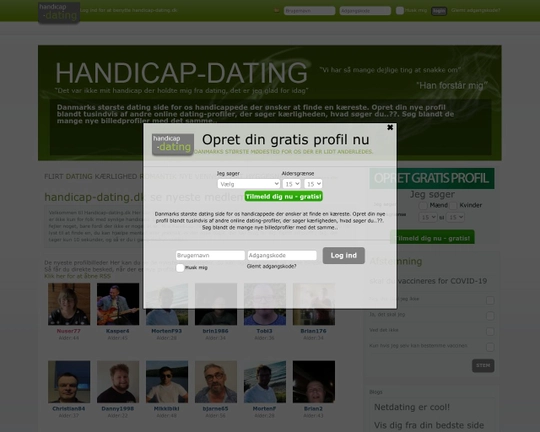 Handicap-Dating.dk Logo